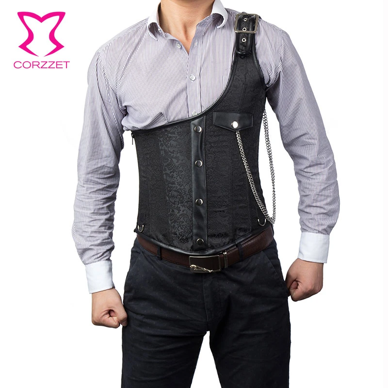 corset vests men's