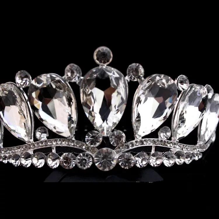Bling свадебное платье Наборы свадебных ювелирных изделий с украшениями в виде кристаллов для невесты короны Ретро невесты головные уборы диадемы Цепочки и ожерелья серьги