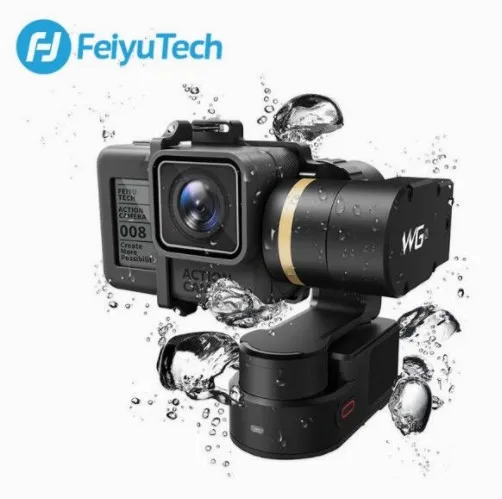 

Feiyu WG2 Wearable Mountable 3-axis Waterproof Gimbal Stabilizer for GoPro 6 4 5 Session YI 4K SJCAM AEE Action Camera