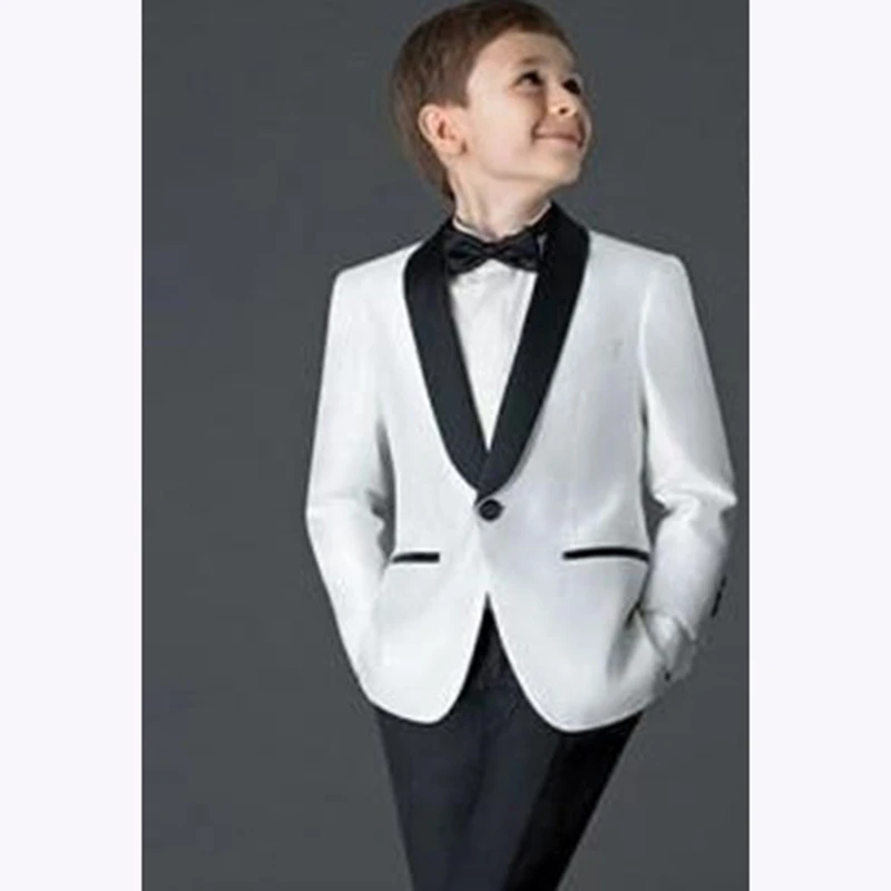 black and white prom suit