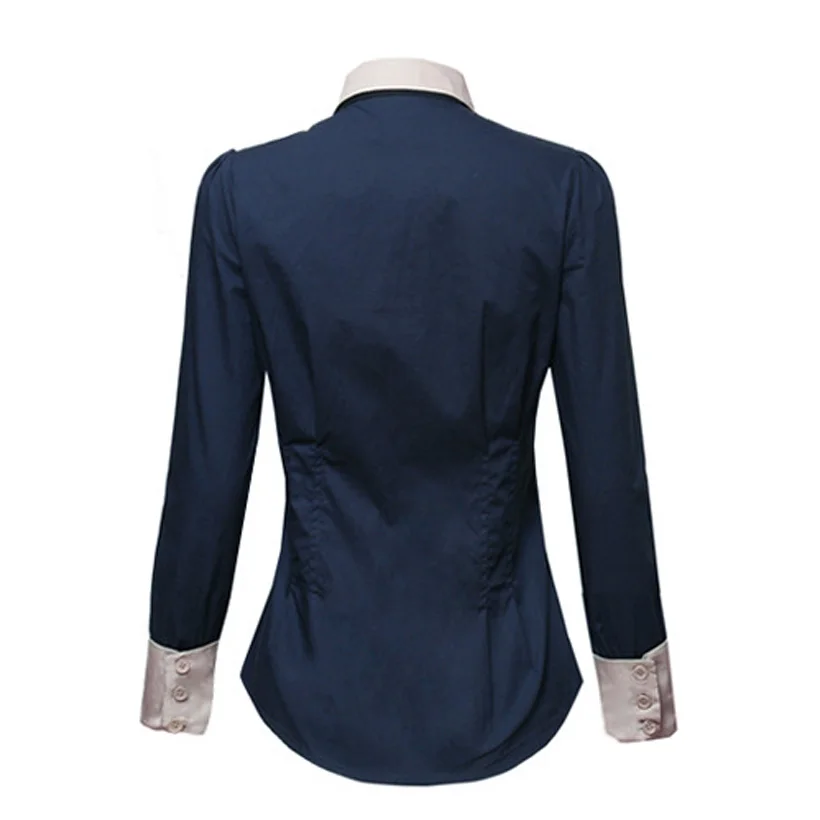 Korean Tops Women Shirts Office Lady Slim Plus Size Chiffon Blouses Casual Lapel Long Sleeve Blusa Patchwork Spring Blouse 5XL Korean Tops Women Shirts Office Lady Slim Plus Size Chiffon Blouses Casual Lapel Long Sleeve Blusa Patchwork Spring Blouse 5XL