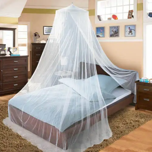 Elegant Hung Dome Mosquito Nets For Summer Polyester Mesh Fabric Home