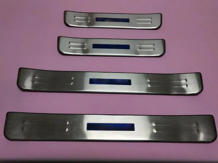 Stainless Steel Side Door Sill / Scuff Plate Fit For K-IA CERATO 2005 2006 2007 2008 2009 2010 2011 2012 2013 | Автомобили и