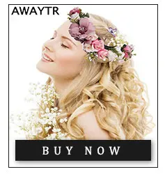 AWAYTR New Romantic Flower корона для Для женщин свадебные аксессуары для волос Цветочные Корона Головные уборы для девушек повязка-венок для невесты