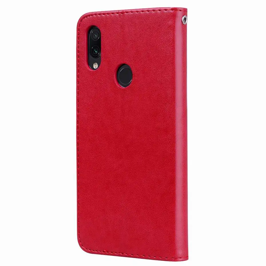 Чехол для Redmi Note 7 из искусственной кожи с откидной крышкой для Xiaomi Redmi Note 7 Pro, чехол с откидной крышкой с 3D рисунком розы для телефона Redmi 7 Note7