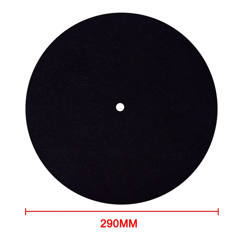

1pcs Anti-static Turntable Record Player Mat Non-slip Phonographs Flat Soft Record Slipmat EDF88