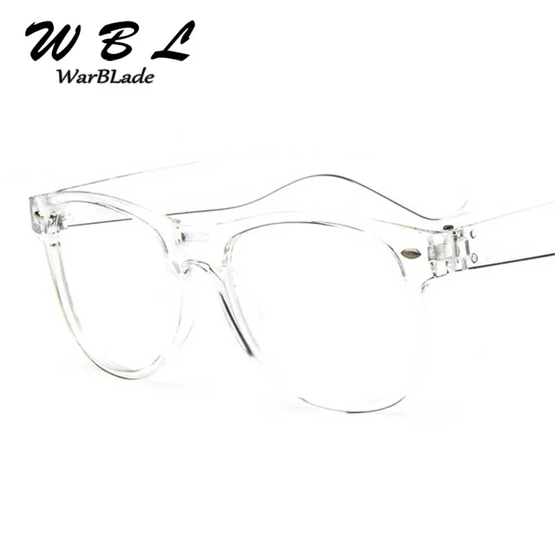 Eyeglasses Frames Square Eyeglasses Crystal Clear Transparent Frame