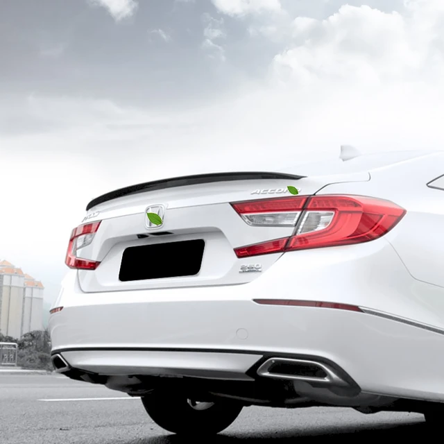 Shchcg For Honda Accord Spoiler 2018 Abs Plastic Unpainted Color Shchcg For Honda Accord Spoiler 2018 Abs Plastic Unpainted Color Rear Tail Trunk Boot Lip Wing Car Styling
