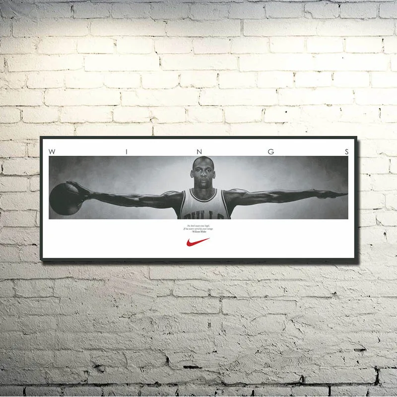 

Michael Jordan Super Basketball Star Art Silk Poster 13x36 inches Sport Prictre Print Birthday Gift 001