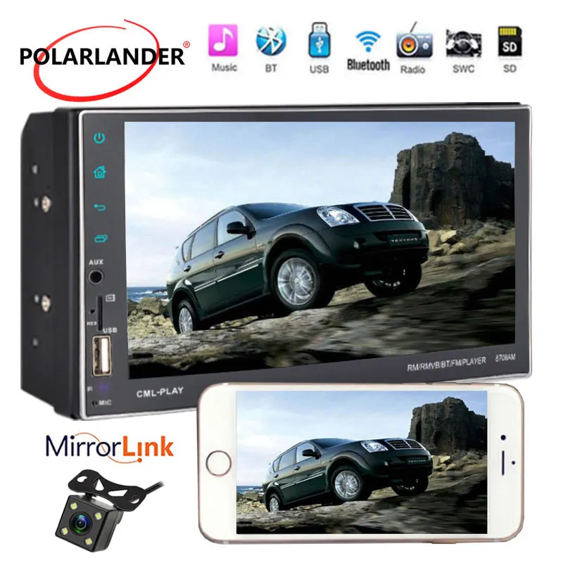 HD Support USB U Disk Bluetooth Touch Screen AUX Audio Input Wireless 7 Inch Car Radio MP5 Android Navigation GPS 2DIN Stereo FM HD Support USB U Disk Bluetooth Touch Screen AUX Audio Input Wireless 7 Inch Car Radio MP5 Android Navigation GPS 2DIN Stereo FM