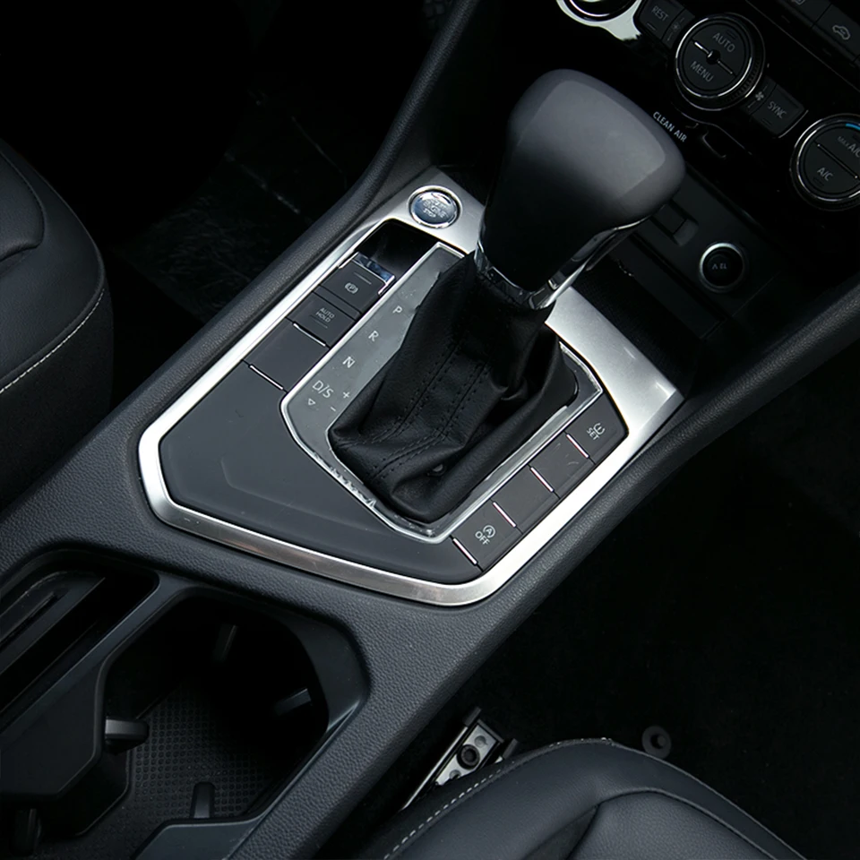 Atreus, 1 шт., автомобильная ручка панели переключения передач, накладка, наклейки для VW Tiguan 2 MK2, аксессуары для Volkswagen Tiguan