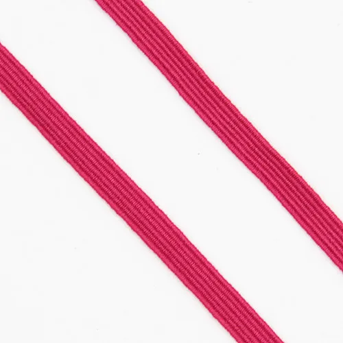 5 м эластичная лента s красочная мягкая латексная пряжа 6 мм эластичная лента резиновая лента DIY для беременных детей швейная аппликация на сумку аксессуары - Цвет: 12rose red