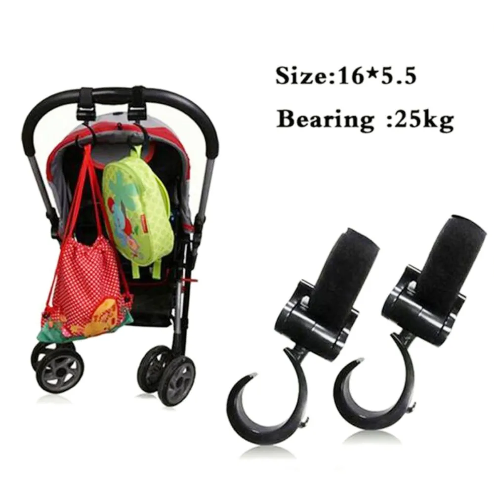 2 шт многоцелевой детский крючок для коляски 360 Вращающаяся вешалка крючки сумка для хранения коляски Аксессуары для детской коляски