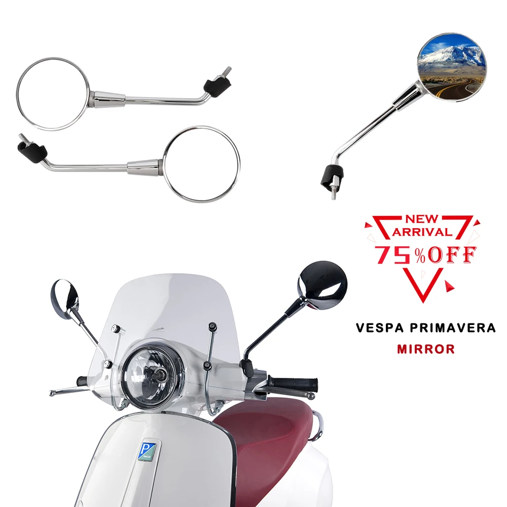 Мотоциклетные зеркала заднего вида для vespa Primavera 50 125 150 2T 4T аксессуары для мотоциклов