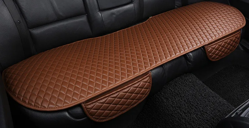 Подушки для автомобильных сидений, аксессуары для автомобиля, чехлы для сидений, Нескользящие автомобильные подушки для дропшиппинг - Название цвета: brown rear 1pcs