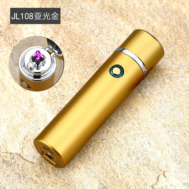 Тройная дуга инновационная беспламенная плазма X луч Lighter-Rechargeable-Pipes-Bowls-Cigars-Camping-Windproof-Waterproof-360 - Цвет: see chart