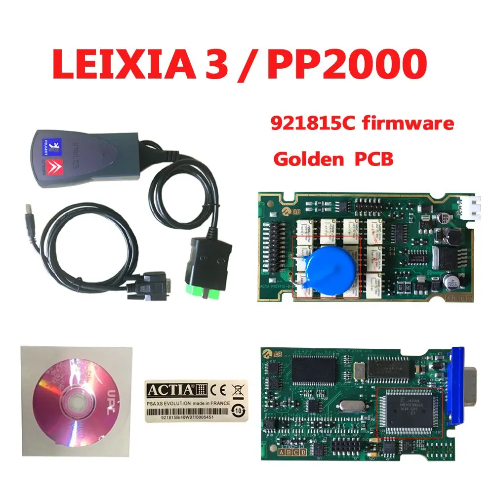 Lexia3 PP2000 Diagbox V48/V25 OBD2 диагностический инструмент SW V7.83 FM 921815C Lexia OBD2 для Ci-t* roen для Pe-u-g-eot