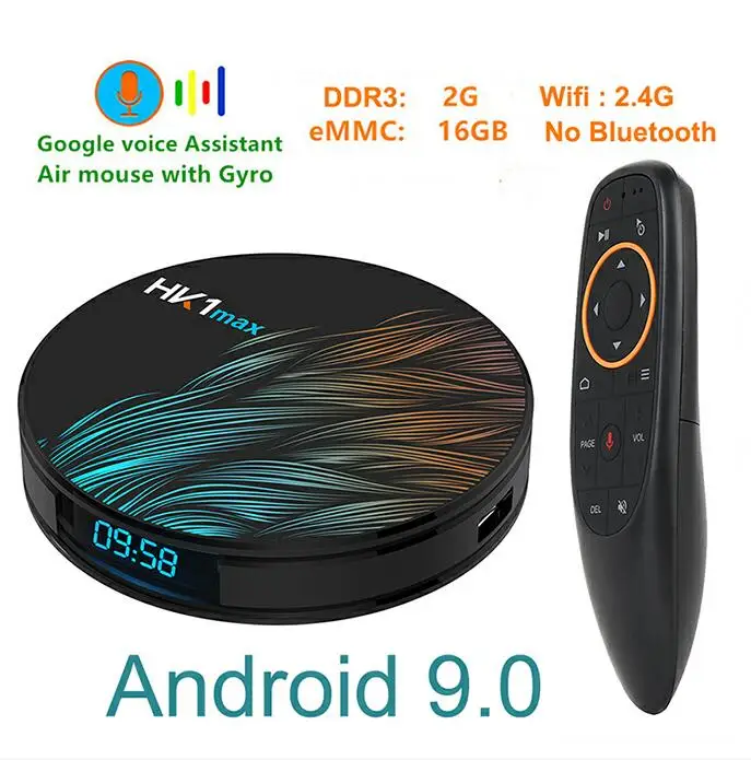 Android 9,0 tv Box 4 Гб 64 Гб Rockchip RK3328 поддержка 1080p 4K USB3.0 Google Play Netflix Youtube Smart Android Box медиаплеер - Цвет: 2G 16G With Voice