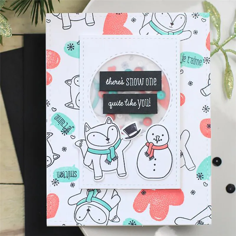 

Naifumodo Cute Fox Metal Cutting Dies For Scrapbooking Album Craft Dies Embossing Die Cut New 2019 Arrive Party Decoration