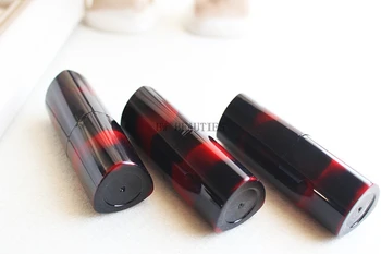 

100Pcs/Lot Triangle double color Lipstic Lip Balm Tube Empty High Quality Plastic Lipstick Tube Lipstick Container 12.1mm