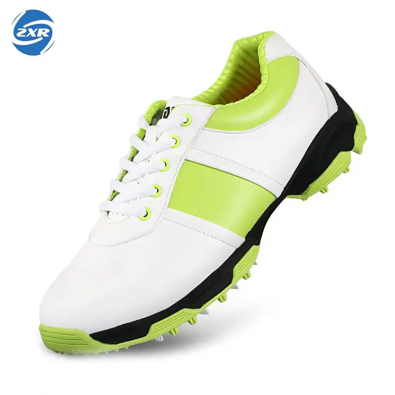 Brand Superfine Leather Anti skid Golf Shoe Women Air ...