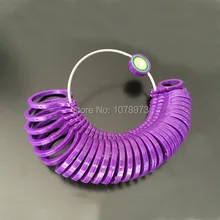 Инструменты для изготовления ювелирных изделий HK РАЗМЕР пластикового кольца, круглый палец Размер s 100 шт./лот