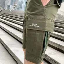 Мужские свободные летние спортивные брюки мужские свободные брюки с пятью точками корейские модные мужские брюки JLH 1937