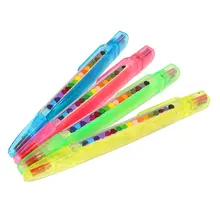 20 цветов Детский карандаш многоцветная Нетоксичная моющаяся безопасная ручка для рисования печатная игрушка