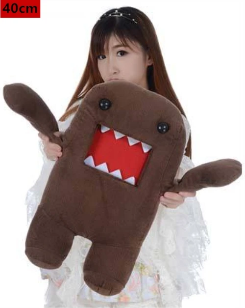 DomoKun забавная кукла Domo-kun, новинка, креативный подарок, кавайная плюшевая игрушка для малышей - Цвет: 40cm