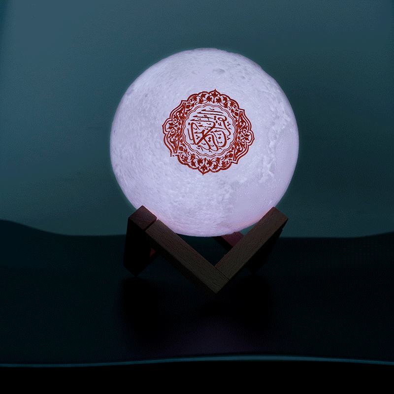 Quran Bluetooth динамик s красочный пульт дистанционного управления маленький лунный светильник светодиодный ночной Светильник лунный светильник беспроводной quran динамик