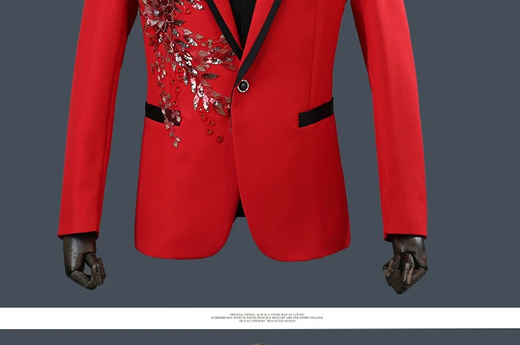 Куртка+ брюки) мужской костюм ведущая сценическая одежда певица ночной клуб бар костюмы на выпускной glee клуб шоу представление блёстки комплект с бриллиантами