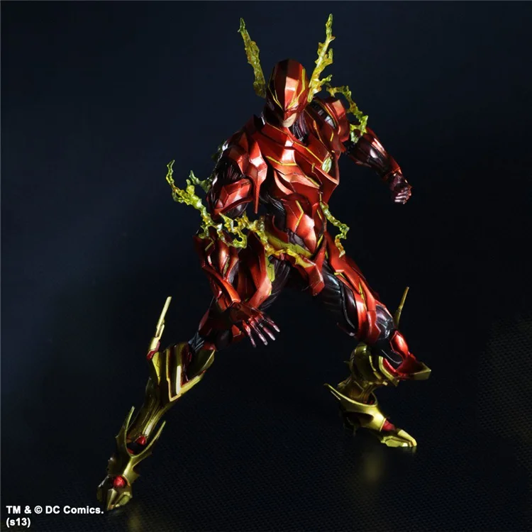 New DC Comics Variant Super Hero The Flash Play Arts Kai 27cm Action Figure Statue Model Toys