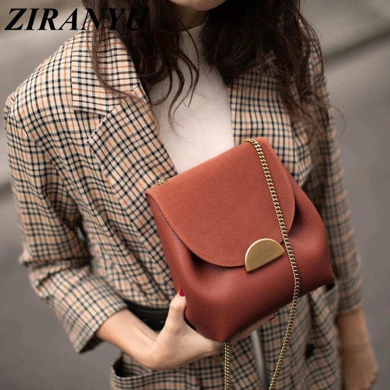 

Luxury Designer Bucket Bags Small Chain Handbags Elegant Crossbody Women Leather Shoulder Bag 2019 France Style Cross Body Bag
