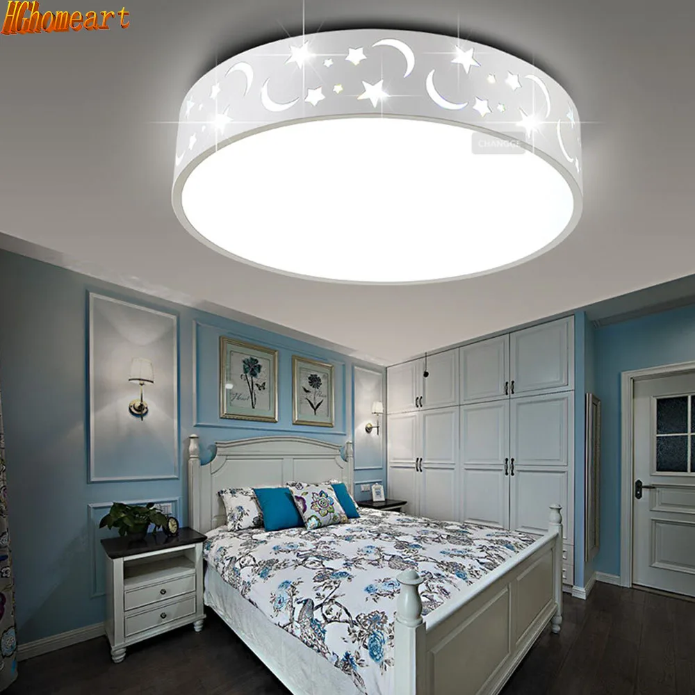 

Led ceiling lamp children bedroom light main bedroom light boy girl warm romantic star cartoon shaped lights creative