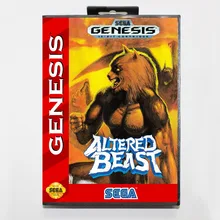 16 бит MD Игра карточка-измененный зверь с розничной коробкой для sega genesis системы
