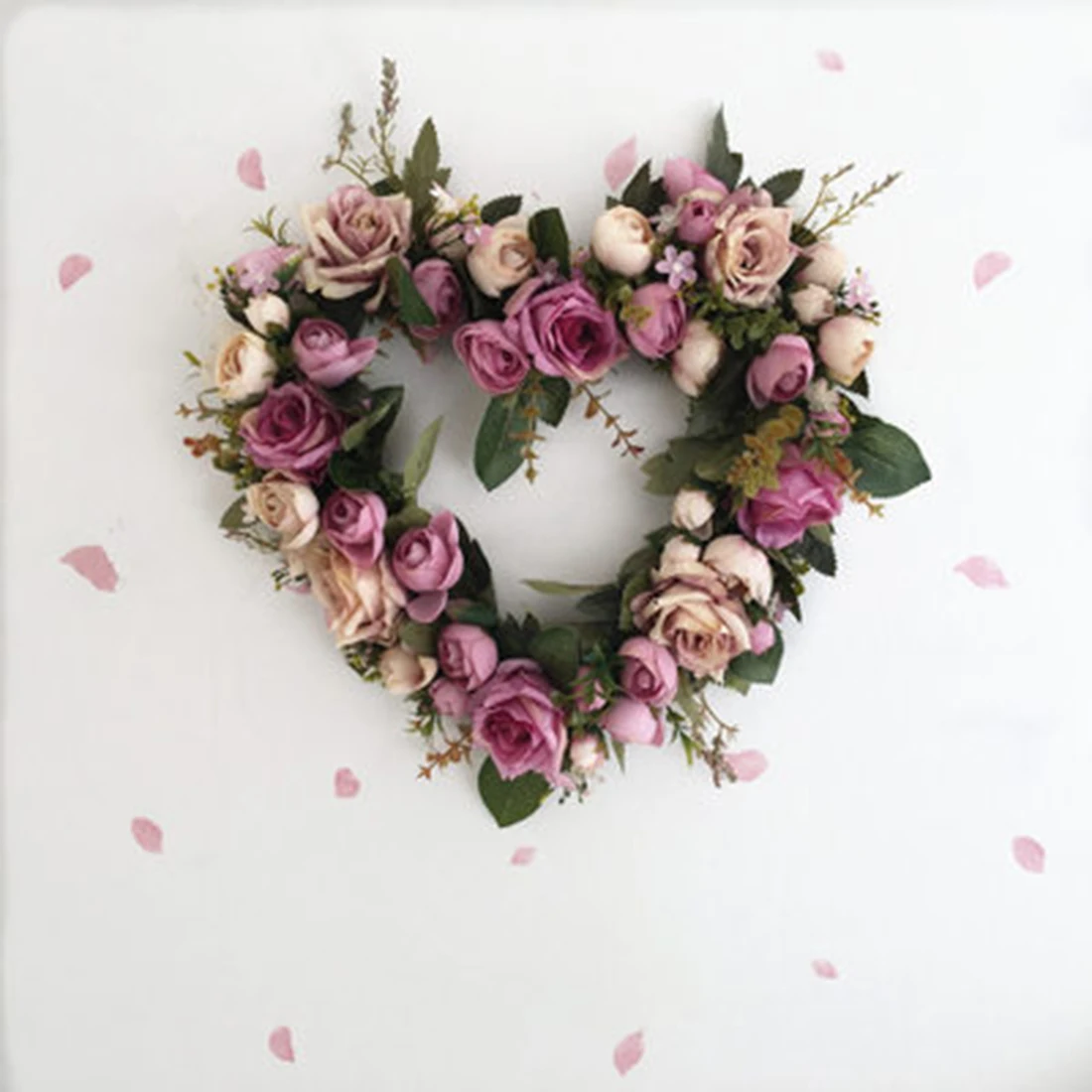 Silk Artificial Flowers Wreaths Artificial Garland For Wedding Decoration Door Home Party Decor Perfect Quality - Цвет: 23