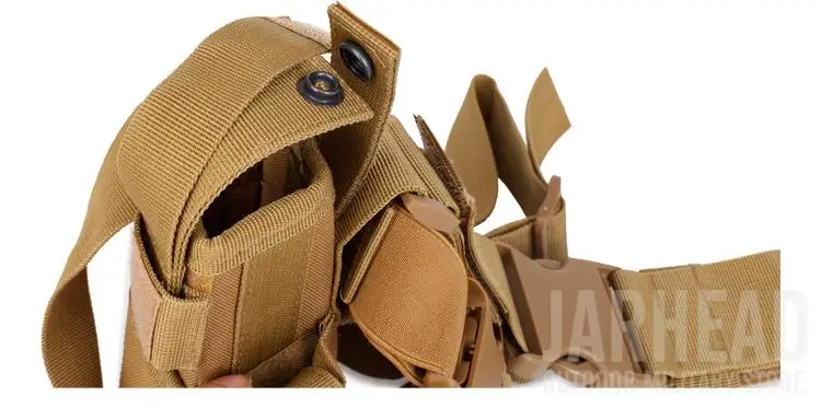 Militar do Exército Tactical Airsoft Nylon Bolsa Queda Perna Paintball Caça Universal Pistol Drop Leg Cintura Holster Bag 600d 23 Cheap Coldres