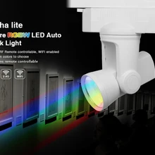 Ми свет AC110V 120 V 220 V 230 V 2,4 г RF подключение к Wi-Fi 25 W 2-проводной RGBW светодиодный Авто Трековый светильник для KTV, бар, галереи, торговый центр