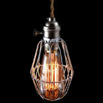 

American Style Wrought iron Pendant Lights Loft Vintage Industrial Lighting Bar Cafe Vintage Pendant Light Contain Light Bulb