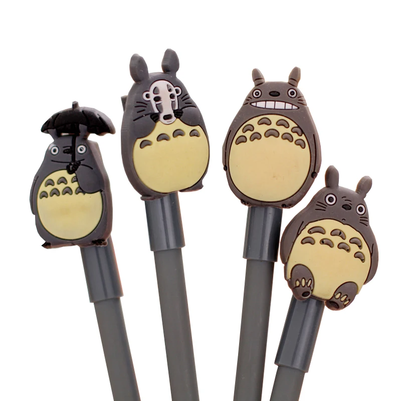 

1 Pcs Creative Cute Cartoon Totoro Gel Pen 0.38mm Student Stationery Prize Signing Pen School Office Write Supplies