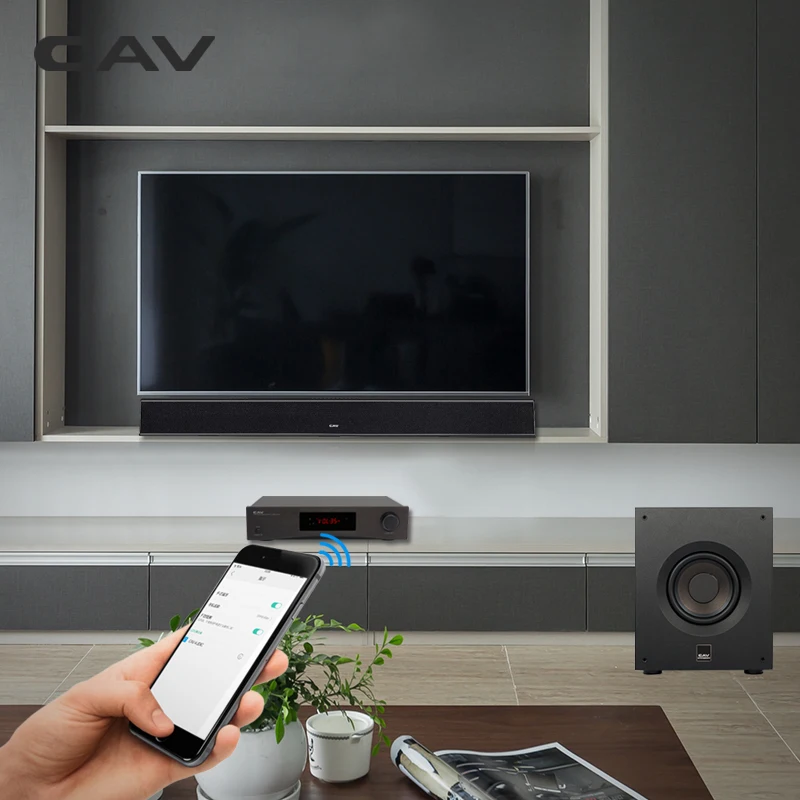 CAV W8 Домашний кинотеатр 5 1 DTS Bluetooth 4 2 EDR 3 звуковых режима музыкальный центр