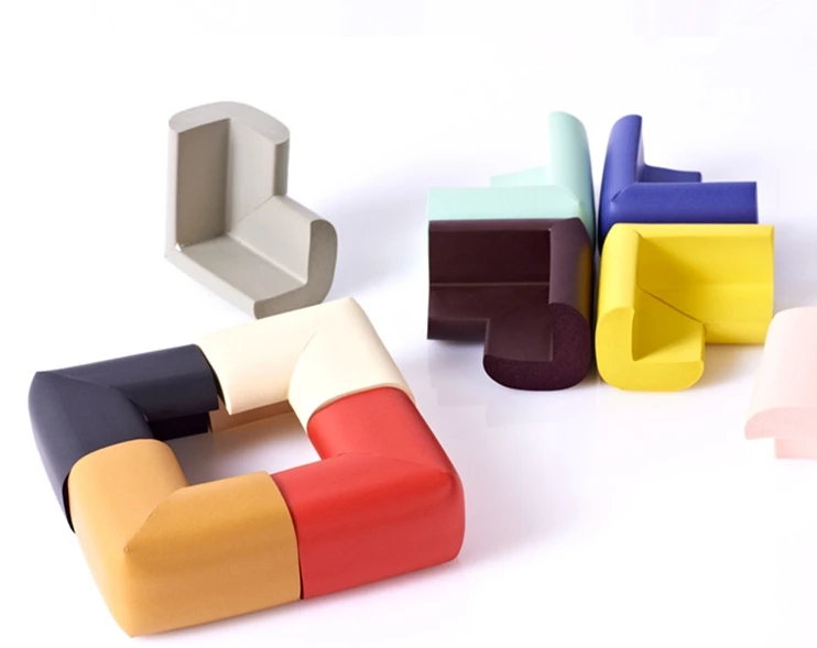 8pcs/ lot Soft Baby Safe Corner Protector Baby Kids Table Desk Corner Guard Children Safety Edge Guards Wholesale Free Shipping