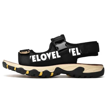 

2019 Men's Summer Outdoor Trekking Hiking Sandals Slipper Shoes For Men Sport Water Beach River Plate Sandals Shoes Man