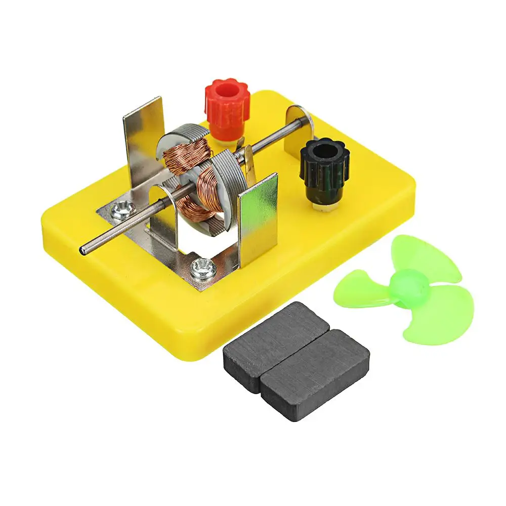 DIY ветрогенератор электромагнетис модель для эксперимента DC электрическая цепь постоянного тока двигатель модель научная игрушка