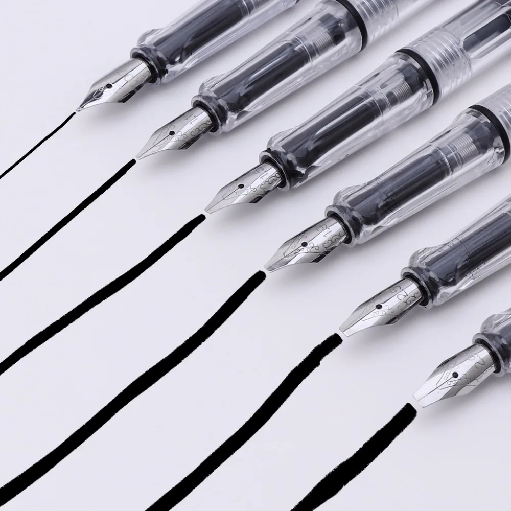 New Parallel Calligraphy Fountain Pen Gothic Arabic Italic 0.7 1.1 1.9 2.5 2.9mm