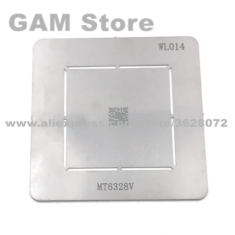 

MT6328V BGA Stencil For Meizu NOTE2 Power IC Reballing Pins BGA Direct Heating Template WL014