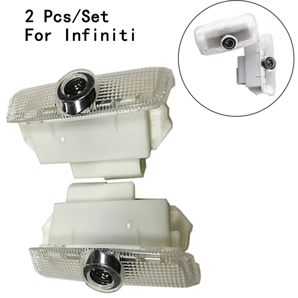 

Lens Include 2Pcs/Set LED Courtesy With Logo 3W Only For Infiniti FX/G Series Step Door Courtesy Laser Ghost Shadow Projetor