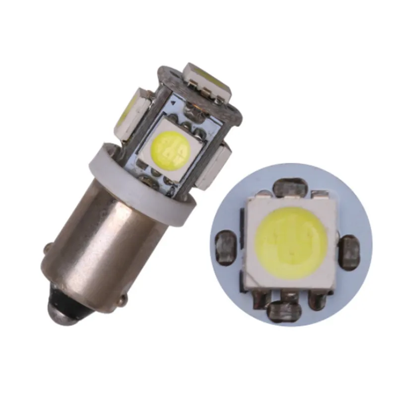 10 шт. T11 BA9S Canbus Error Free 5050 SMD 5 светодиодный 5SMD автомобильный светильник лампы сигнала поворота светодиодный 12V хвост светильник s T4W 3886X H6W 363 купольная лампа