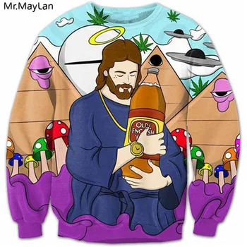 

Starry Night Galaxy Space Sweatshirt 3D Print Hipster Sweatshirts Casual Hoodies Outfits Men/Women Clothes Pullover O neck Tops