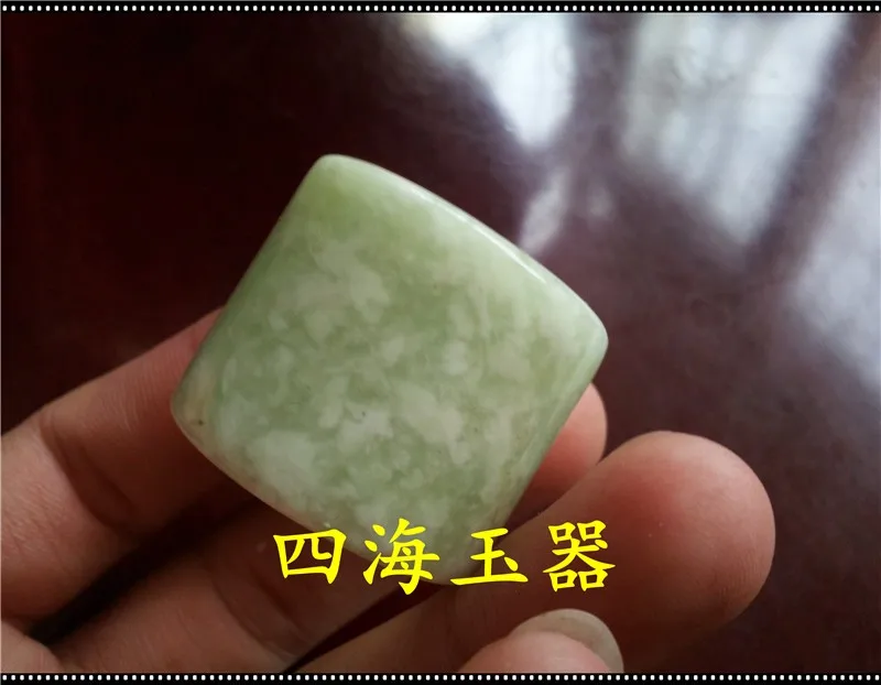 Подлинное натуральное Нефритовое Xiuyan jade BanZhi Jade кольцо мужское Northeast